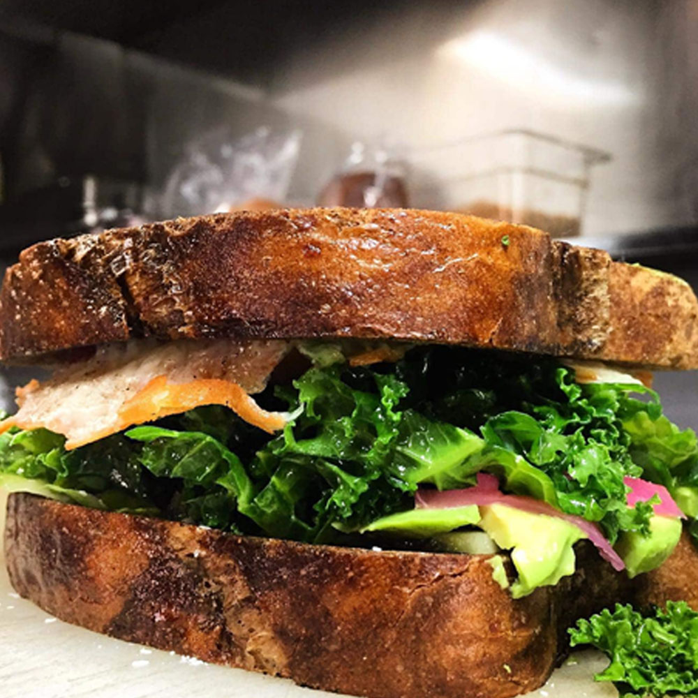The Flying Stove Kale Sandwich